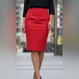 Vintage soft leather skirt- pink